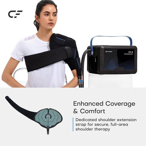 CF-3 Pro Cold Therapy Machine, 16.8QT Large-Capacity Ice Therapy System for Full Knee & Shoulder Coverage, Programmable Recovery System for ACL, TKR & Sports Training in Kuwait