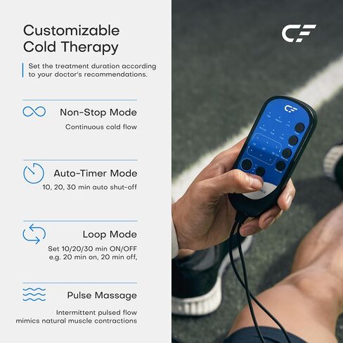 CF-3 Pro Cold Therapy Machine, 16.8QT Large-Capacity Ice Therapy System for Full Knee & Shoulder Coverage, Programmable Recovery System for ACL, TKR & Sports Training in Kuwait