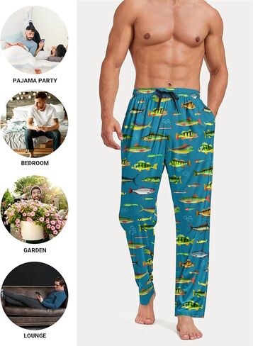 سراويل بيجامات للرجال Pj Lounge Sleep Pant ملابس نوم ملابس نوم Pjs Pijamas هدايا in Kuwait