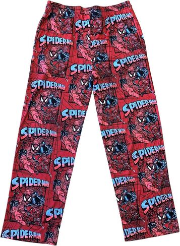 Marvel Spider-Man Web Slinger 90's All Over Comics Lounge Sleep Pants, Red, XX-Large in Saudi Arabia