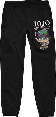 Bioworld JoJo's Bizarre Adventure تشيبي جوتارو بنطال رياضي أسود للبالغين in Kuwait