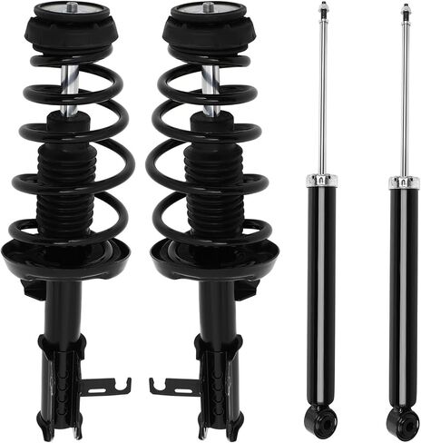 2x ممتص الصدمات من Struts AUTOMUTO يناسب 2011 2012 2013 2014 2015 لسيارة Chevy Cruze، 2016 لسيارة Chevy Cruze Limited، 2011 2012 2013 2014 2015 لسيارة Chevy Volt مع 348032 5663 صدمات السيارات - خلفي in Kuwait