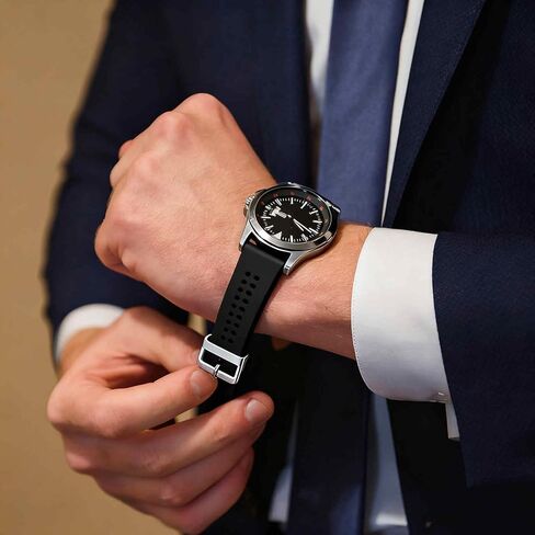 HARFINGTON Silicone Watch Bands Soft Quick Release Rubber Watch Bands with Buckle for Men Women in Saudi Arabia