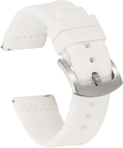 HARFINGTON Silicone Watch Bands Soft Quick Release Rubber Watch Bands with Buckle for Men Women in Saudi Arabia