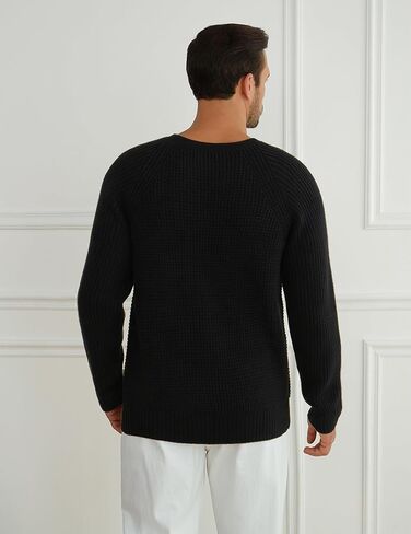 رجل Crewneck سترة الخريف عادية الهراء بلوفر مغزول سترة محكم الرجال موضة متماسكة كم طويل البلوزات in Saudi Arabia