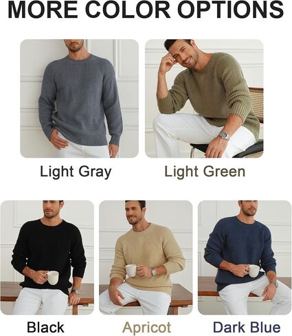 رجل Crewneck سترة الخريف عادية الهراء بلوفر مغزول سترة محكم الرجال موضة متماسكة كم طويل البلوزات in Saudi Arabia