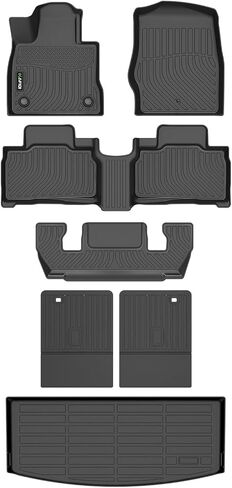 All Weather Cargo Liner for Hyundai Kona 2018-2023/ Kona N 2022-2023/ Kona Electric 2019-2023 Custom Fit Automotive Trunk Floor Mat Accessories -Black in Saudi Arabia