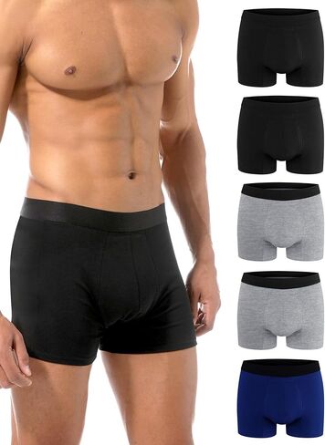 Varmax Incontinence Underwear for Men, Cotton Reusable Washable Leakproof Boxer Briefs, Heavy Flow Bladder Leak Men's Incontinence Underwear in Saudi Arabia