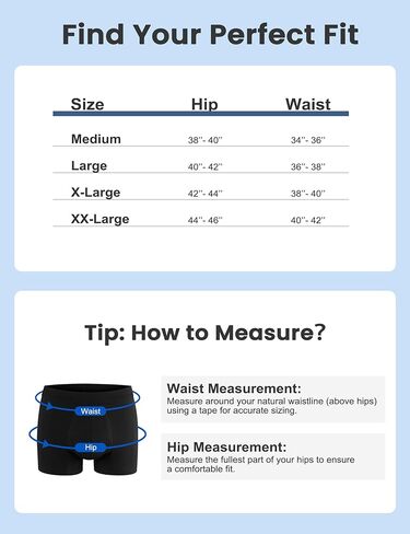 Varmax Incontinence Underwear for Men, Cotton Reusable Washable Leakproof Boxer Briefs, Heavy Flow Bladder Leak Men's Incontinence Underwear in Saudi Arabia