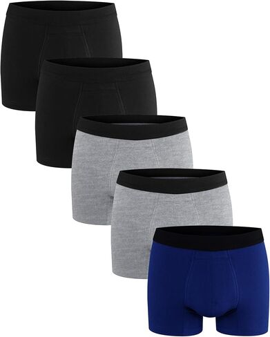 Varmax Incontinence Underwear for Men, Cotton Reusable Washable Leakproof Boxer Briefs, Heavy Flow Bladder Leak Men's Incontinence Underwear in Saudi Arabia