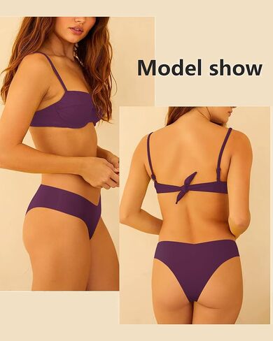 Thongs for Women Soft Low Rise Sexy Thong Ladies Panties Womens Underwear Invisible Bikini Briefs 6 Pack S-XL in Saudi Arabia