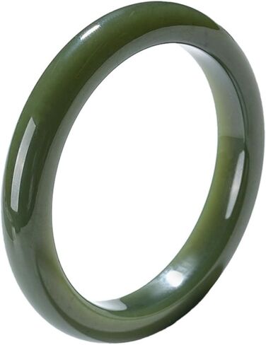 Jadeite Bracelet for Women Bangle, Hetian Lake Green Jadeite Classic Round Style, Present for Sister Wedding in Saudi Arabia