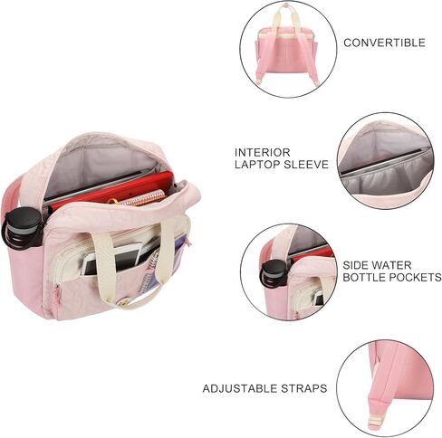 Bioworld Super Mario Bros Pink Mini Backpack with Character Icons and Adjustable Straps in Saudi Arabia