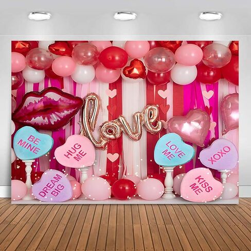 7x5 ft Pink Rose Flowers Backdrop Pink Floral Wall Valentine's Day Photography Background Valentine's Mother's Day Wedding Party Decor Banner Photo Booth Props in Saudi Arabia