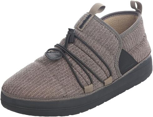 Northside Men's Rainier Mid Camp Slipper – Quilted Indoor Outdoor House Shoes with EVA Foam Insole, Plush Lining & High-Traction Sole, Water-Resistant Cozy Footwear in Saudi Arabia