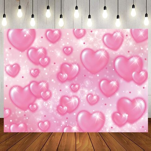 LTLYH 7×5ft Black Heart Photo Backdrop Early 2000s Party Decorations Old School Backdrops Valentine's Day Glitter Heart 16th 18th 30th Women Men 90s Happy Birthday Background Selfile Wall Decor 257 in Saudi Arabia