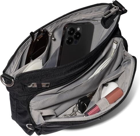 Securtex Anti-Theft Keepsake Crossbody - 9.8"x7"x1.9" Travel Safe Bag w/Locking Zippers, Slash-Resistant, RFID in Saudi Arabia