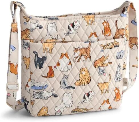 Essential Extra Large Crossbody in Cotton, A Cat's Life in Saudi Arabia