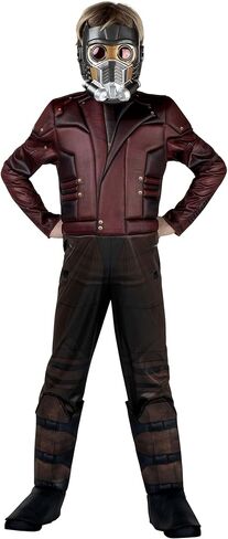 Jazwares Boy's Guardians of The Galaxy Star Lord Qualux Costume - Marvel Cosplay Jumpsuit with Mask in Saudi Arabia