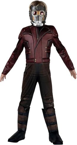Jazwares Boy's Guardians of The Galaxy Star Lord Qualux Costume - Marvel Cosplay Jumpsuit with Mask in Saudi Arabia