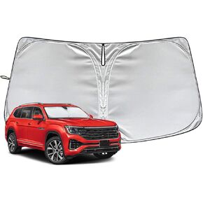 Fit for Chevrolet Silverado 1500 2014-2025 Windshield Sunshade, Customized for Chevy Silverado 1500 Car Front Window Sun Shades, Automatic Car Sun Shield Accessories, Blocks UV Rays in Kuwait