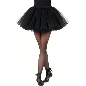 Tutus for Women 3 Layered Tulle with Linning Tutu Skirt Running Skirts Rave Costume Tutu Dance Skirt in Saudi Arabia