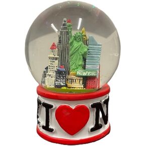 Artisan Owl I Love New York Snow Globe – Statue of Liberty NYC Souvenir, Elegant Home Décor & Collectible Gift for Travelers and NY Enthusiasts in Saudi Arabia