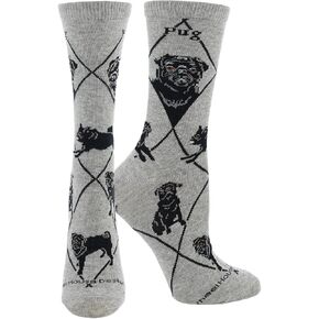 WHD Pug Crew Socks for Women & Men | Gift for Dog Lovers, Cute Pet Socks in Kuwait