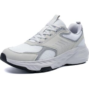Aomigoct Mens Casual Walking Shoes: Breathable Mesh for Commute & Leisure - Cushion & Non-Slip for All-Day Comfort Outdoor - Men 25-55 in Kuwait
