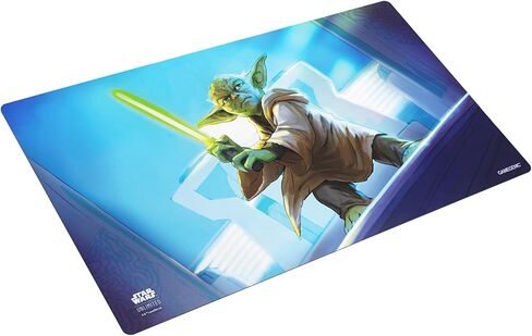 Star Wars Unlimited Speeder Bike Bike Prime Game Mat-Playmat المطبوعة الكامل بالألوان المرخصة رسميًا ، مقاومة للانزلاق 24 "من 14" حصيرة مطاطية متوافقة مع TCGS & LCGS ، مصنوعة من GameGenic in Kuwait
