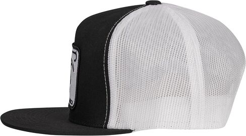 Lazy J Ranch Black & White Willow Cattle Headquarters Classic Five Panel Trucker Hat - Lazy J Ranch Hats Adjustable Unisex Country Hats, Vintage Trucker Hat in Saudi Arabia
