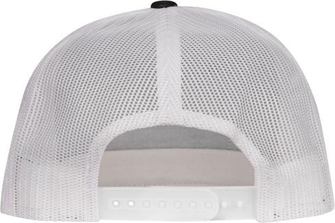 Lazy J Ranch Black & White Willow Cattle Headquarters Classic Five Panel Trucker Hat - Lazy J Ranch Hats Adjustable Unisex Country Hats, Vintage Trucker Hat in Saudi Arabia