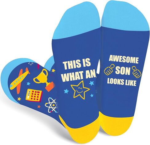 Gifts for Dad Son Uncle Brother Cousin Nephew,Christmas Gifts for Men,Birthday Gift for Him,Mens Novelty Socks in Saudi Arabia