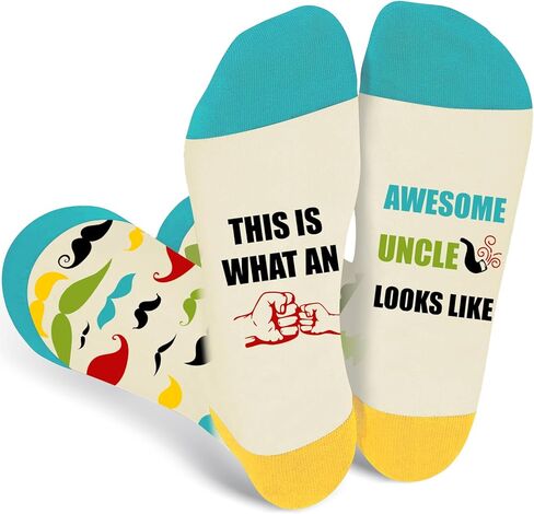 Gifts for Dad Son Uncle Brother Cousin Nephew,Christmas Gifts for Men,Birthday Gift for Him,Mens Novelty Socks in Saudi Arabia