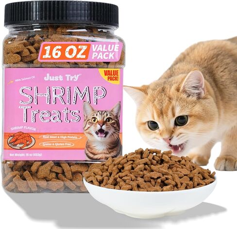 13.4 OZ Cat Treats, Cat Grass Treats, Natural Salmon Flavor Healthy Cat Snacks, Training Biscuits Treats for Cats, Catnip for Cats, Dental and Hairball Control Treats in Kuwait
