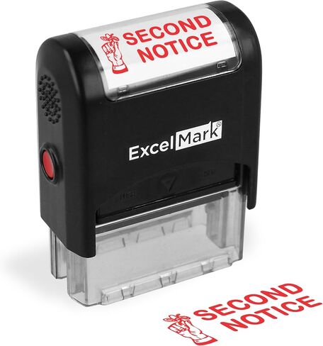 Account Seriously OVERDUE - Self Inking Bill Collection Stamp in Red Ink in Kuwait