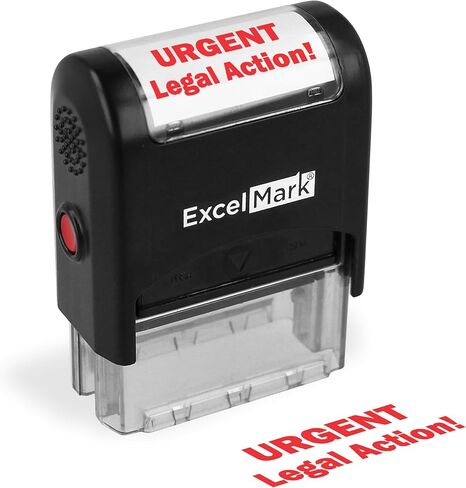 Account Seriously OVERDUE - Self Inking Bill Collection Stamp in Red Ink in Kuwait