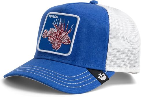 قبعة Goorin Lionfish Heat Trucker للرجال والنساء، أزرق ملكي، مقاس واحد، للجنسين in Saudi Arabia