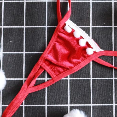 JasmyGirls Sexy Christmas Red Bra and Panty Sets Santa Lingerie for Women in Saudi Arabia