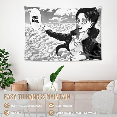 نسيج الجدار شنقا المفروشات غرفة الفن ديكور المنزل غرفة نوم ديكور غرفة المعيشة ستارة الباب شرفة (مجاني، 50 × 60 بوصة) in Kuwait