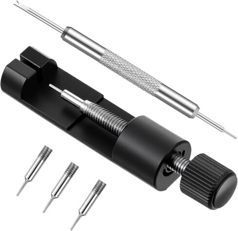 Watch Link Removal Kit, Watch Pin Removal Tool Watches Resizing Kit Pin Remover for Sizing Bands with Extra Replacement for Adjust and Remover Bracelet Strap in Saudi Arabia