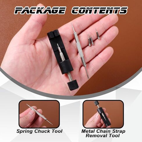 Watch Link Removal Kit, Watch Pin Removal Tool Watches Resizing Kit Pin Remover for Sizing Bands with Extra Replacement for Adjust and Remover Bracelet Strap in Saudi Arabia