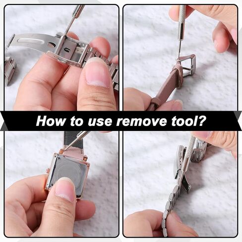 Watch Link Removal Kit, Watch Pin Removal Tool Watches Resizing Kit Pin Remover for Sizing Bands with Extra Replacement for Adjust and Remover Bracelet Strap in Saudi Arabia