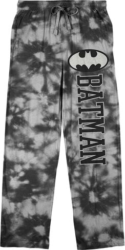 Bioworld Batman Logo Men's Black Tie-Dye Sleep Pajama Pants in Saudi Arabia