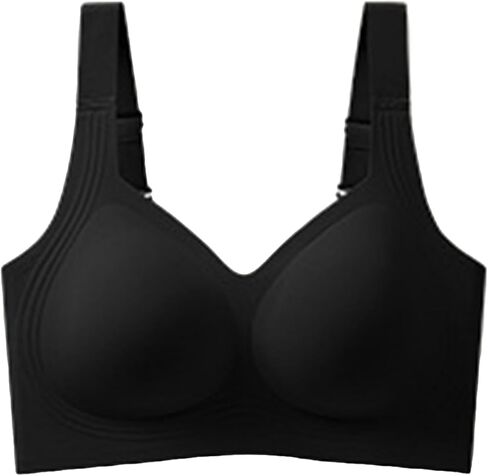 Womens Wireless Bras with Support and Lift Push Up Seamless Jelly Bras Comfort Soft Buttery Yoga Bralette Smooth Bra in Saudi Arabia