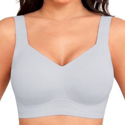 Womens Wireless Bras with Support and Lift Push Up Seamless Jelly Bras Comfort Soft Buttery Yoga Bralette Smooth Bra in Saudi Arabia