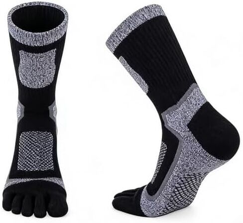 Toe Socks Men Women Athletic Running Five Finger Crew Socks Comfortable Breathable Lightweight in Saudi Arabia