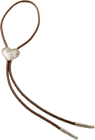 Shyanne Women's Strawberry Skies Braided Heart Bolo Tie - SASP25N9-BN One Size in Saudi Arabia