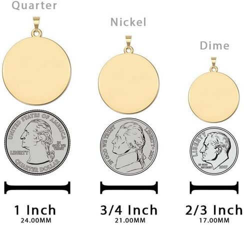 PicturesOnGold.com Saint Adjutor Religious Medal - - 3/4 Inch Size of a Nickel -Sterling Silver in Kuwait