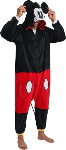 ديزني ميكي ماوس الكبار طويلة الأكمام مقنعين Kigurumi نيسيي زي تأثيري البدلة in Kuwait